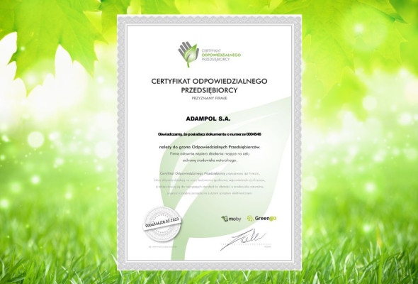 Responsible Entrepreneur Certificate