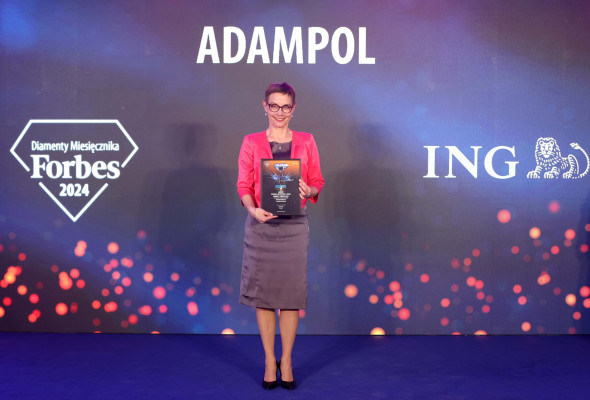 ADAMPOL S.A. awarded the Forbes Diamond
