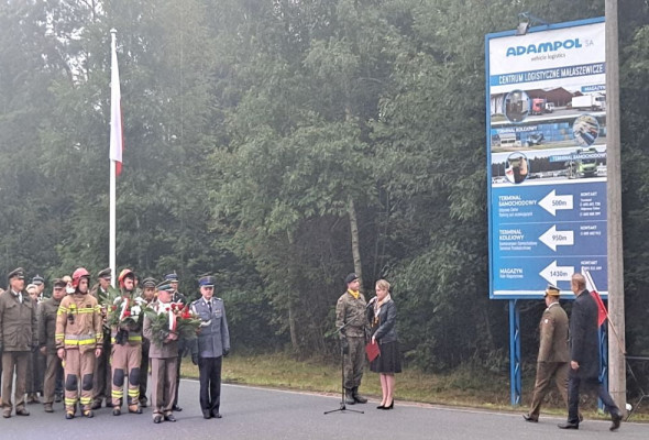 Celebration of the 82nd anniversary of World War II on Logistics Center Małaszewicze