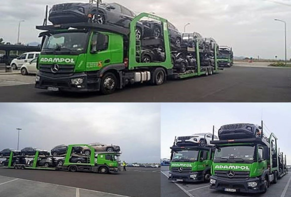 Unloading Hyundai/Kia in Livorno