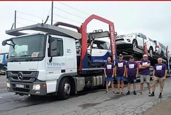 “Vectura” transported cars for the International Silk Road Rally